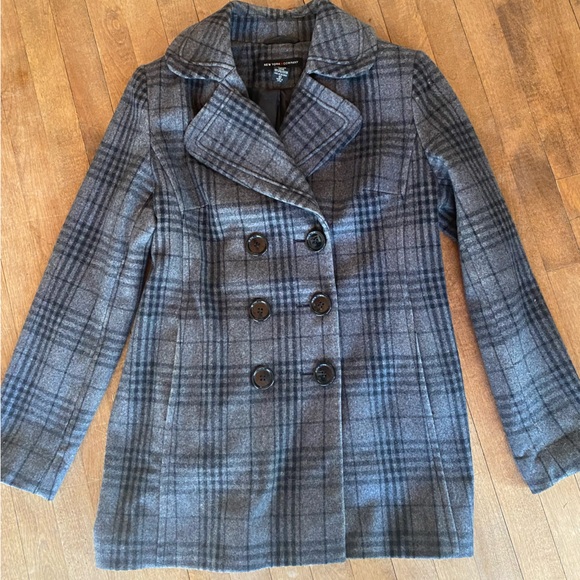 John New York women chic grey/ black winter jacket ❤️ - Picture 1 of 5